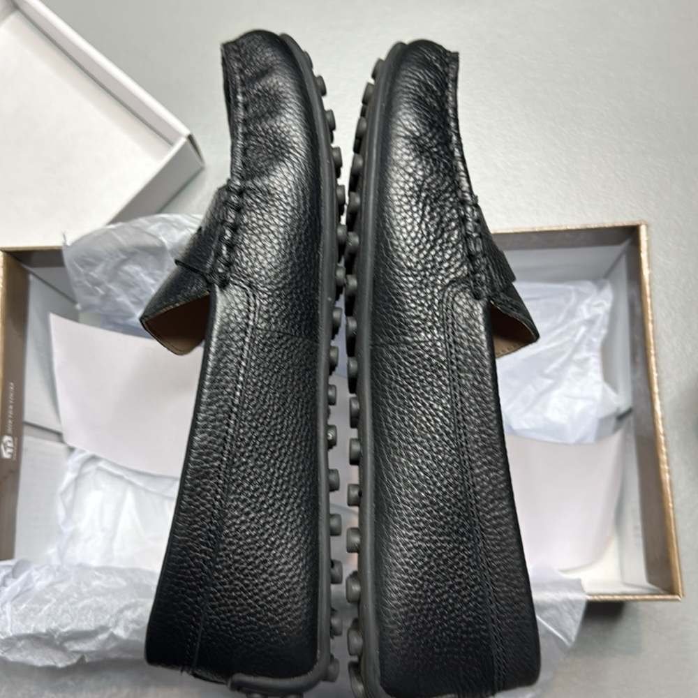 Giani Bernini Women's Carinna Memory Foam Slip on Drivers Black Leather - Picture 7 of 11